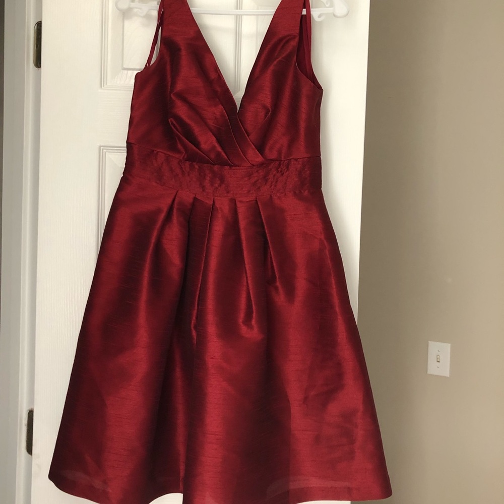 Alexia Designs Maroon Bridesmaid Dress